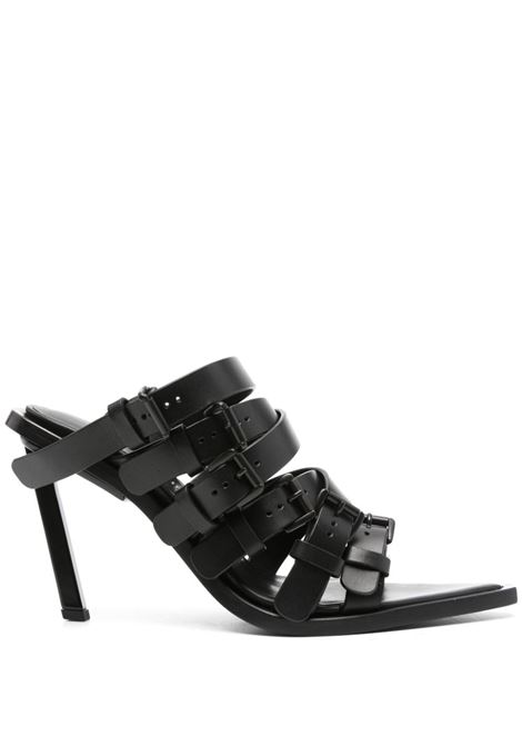 Mules a tacco alto nel in nero - donna